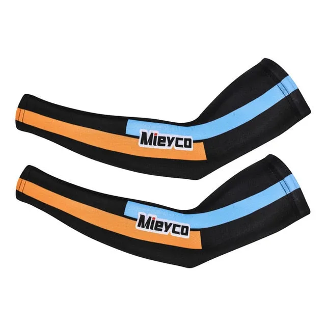 1 Pairs Unisex Arm Warmer Sun UV Protection Sports Running Bike Cycling Basketball Volleyball Golf Elbow Arm Sleeves Cover