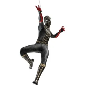 1:6 Marvel Spider-Man : No Way Home - Spider Man Black & Gold Suit Figure MMS604 Hot Toys