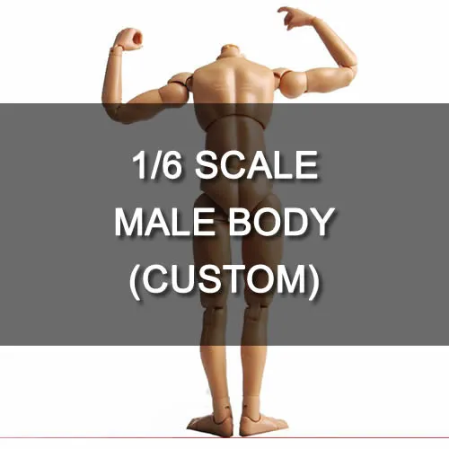 1:6 Standard Male Narrow Shoulder Body for Custom Figure