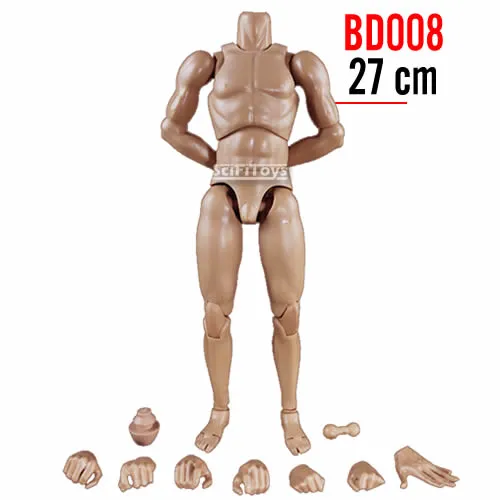 1:6 Standard Male Narrow Shoulder Body for Custom Figure