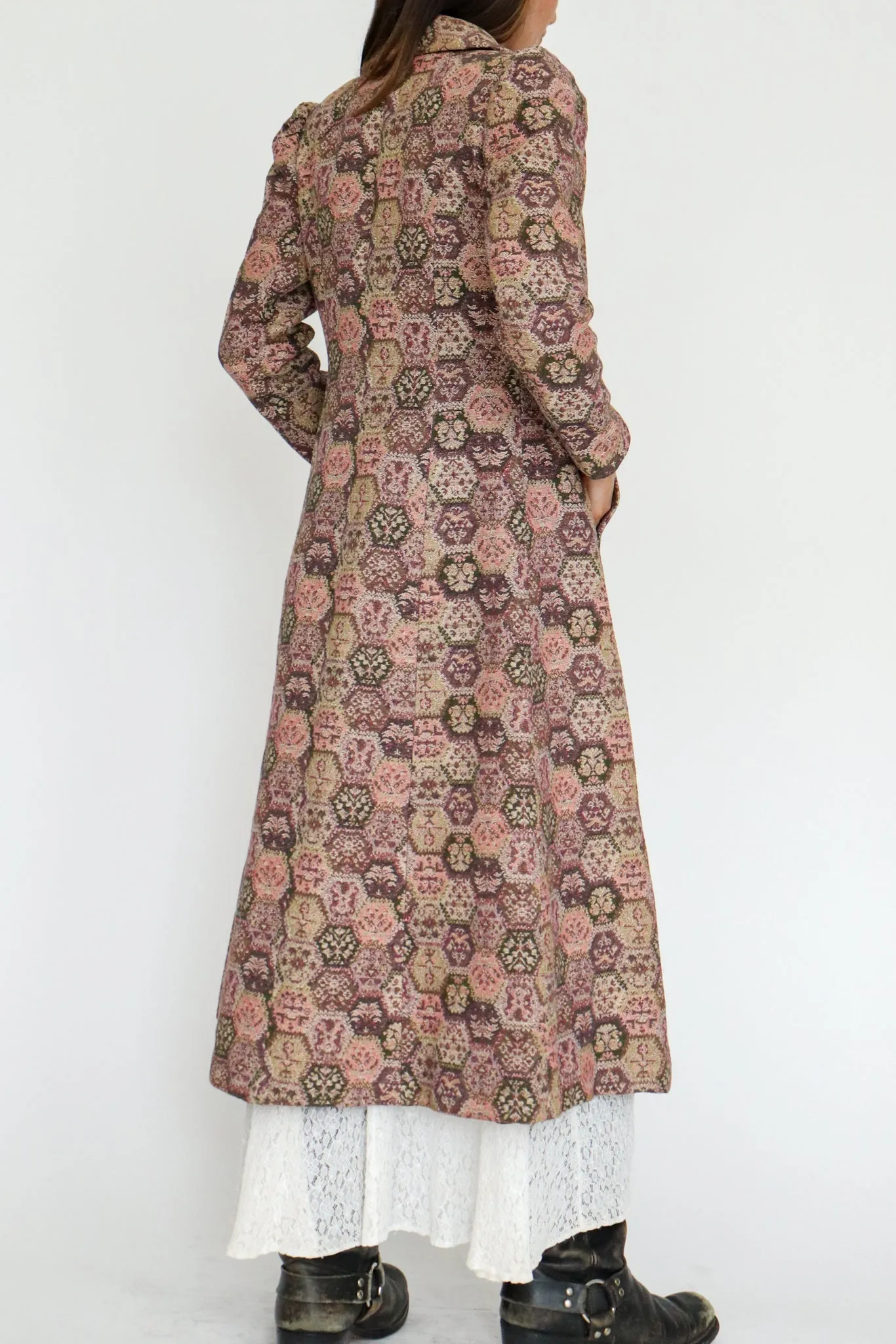 1970s Tapestry Pastel Coat