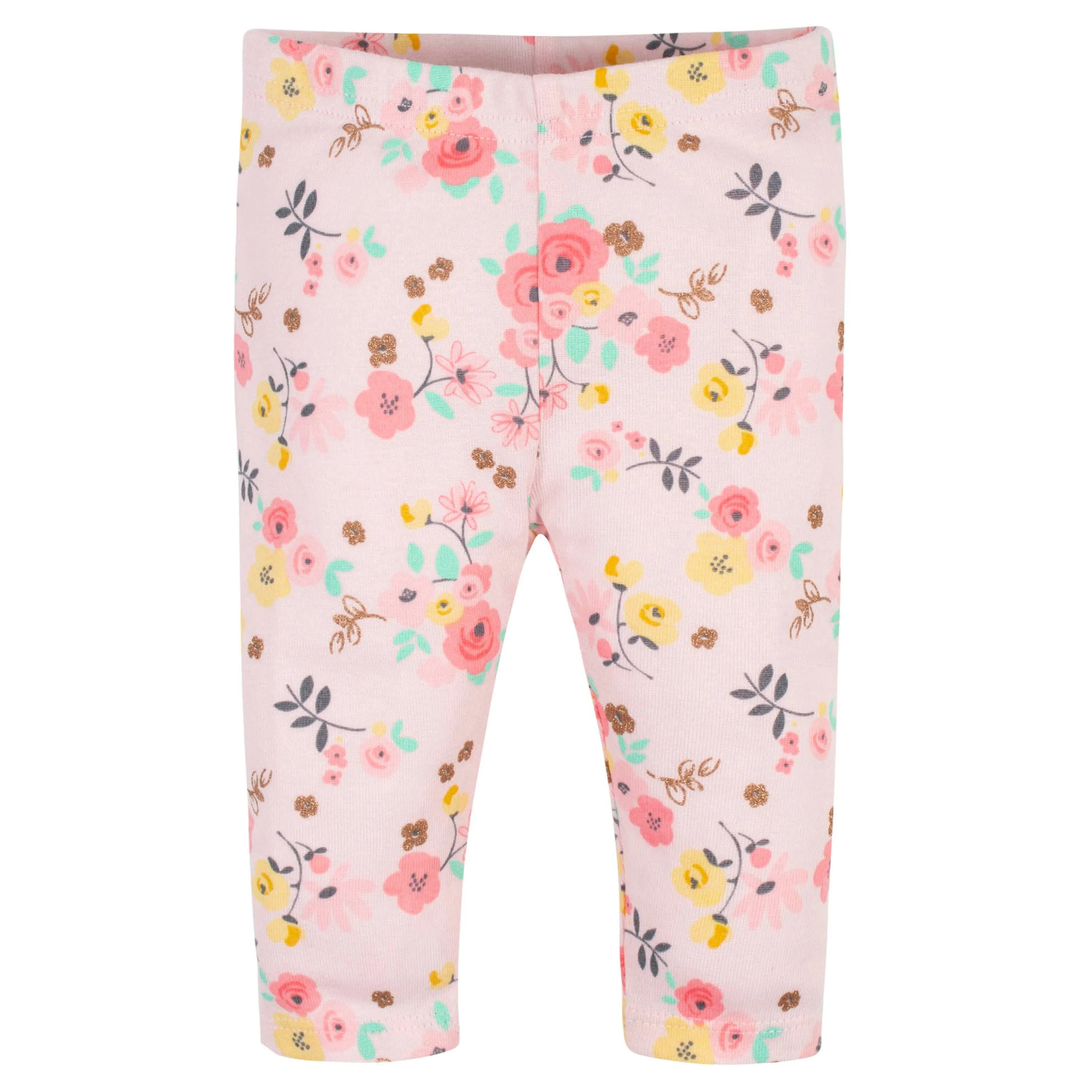 4-Pack Baby Girls Love You Organic Pants