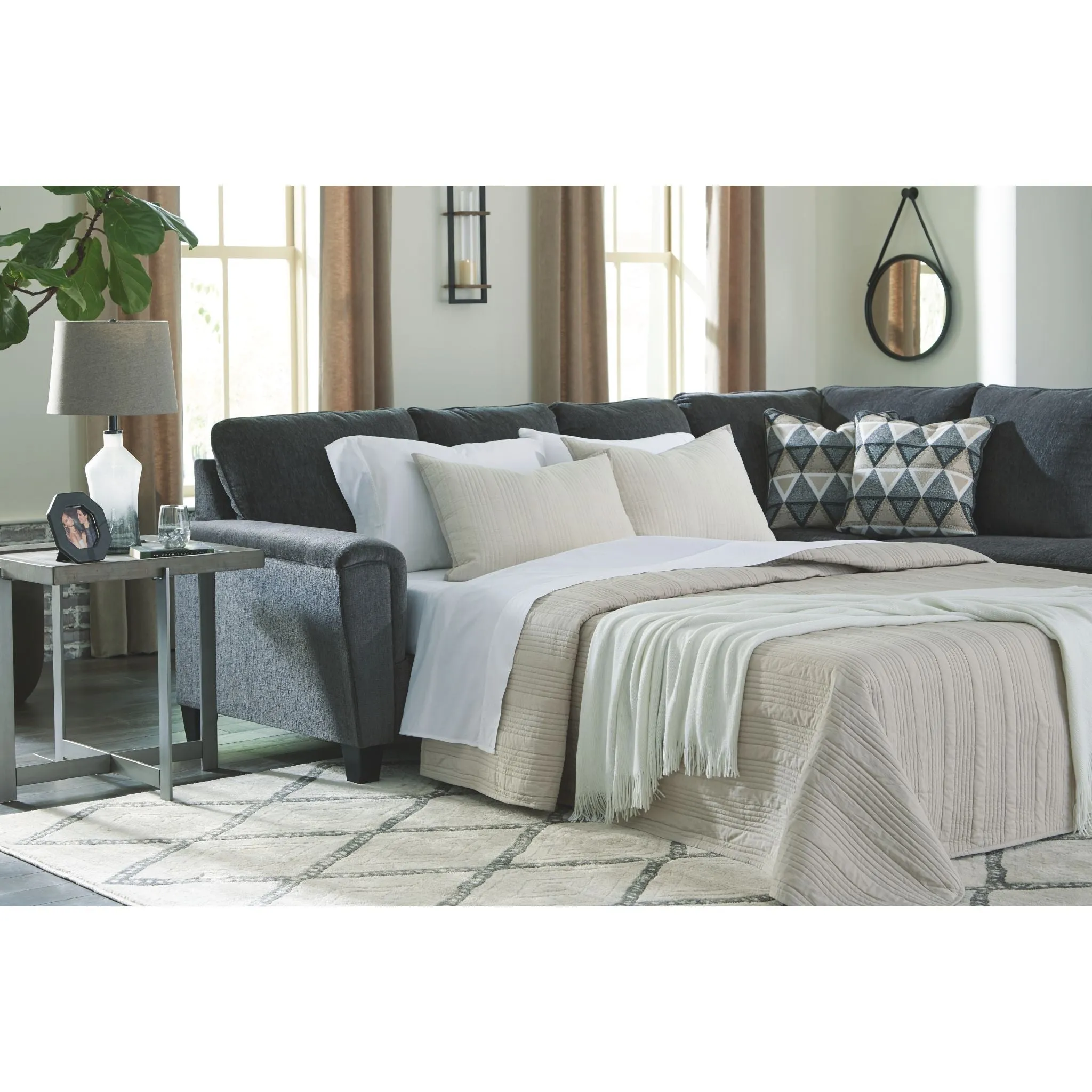 Abinger 2 Piece Sleeper Sectional with Chaise