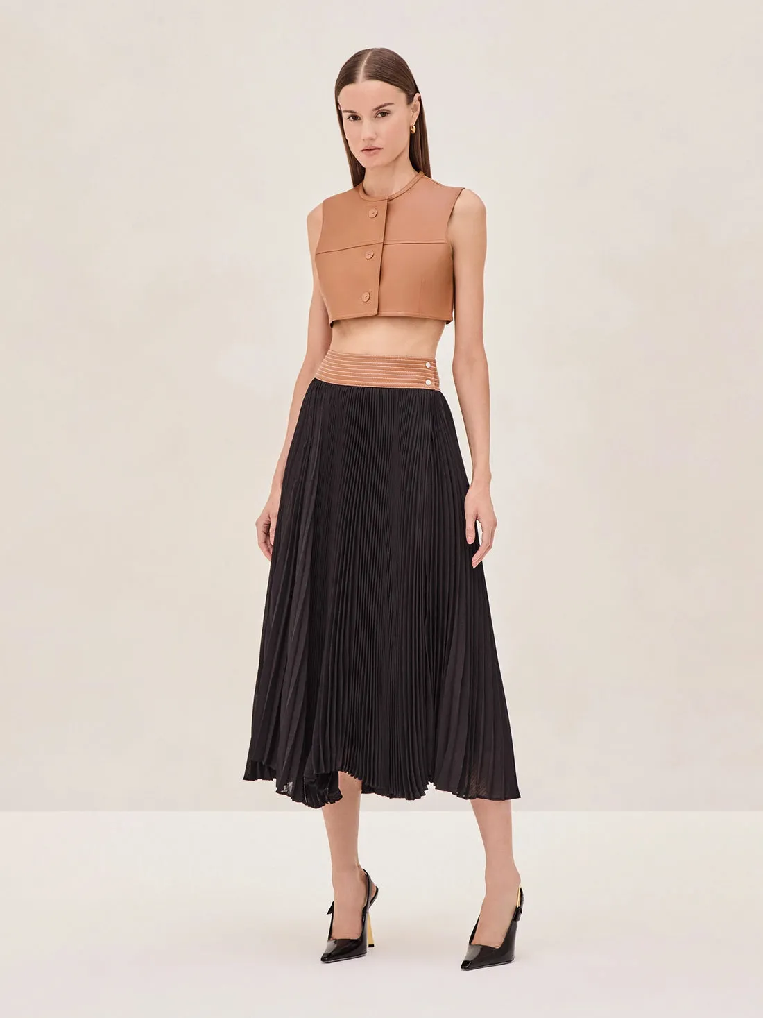 Al9637 Tansia Pleated Skirt