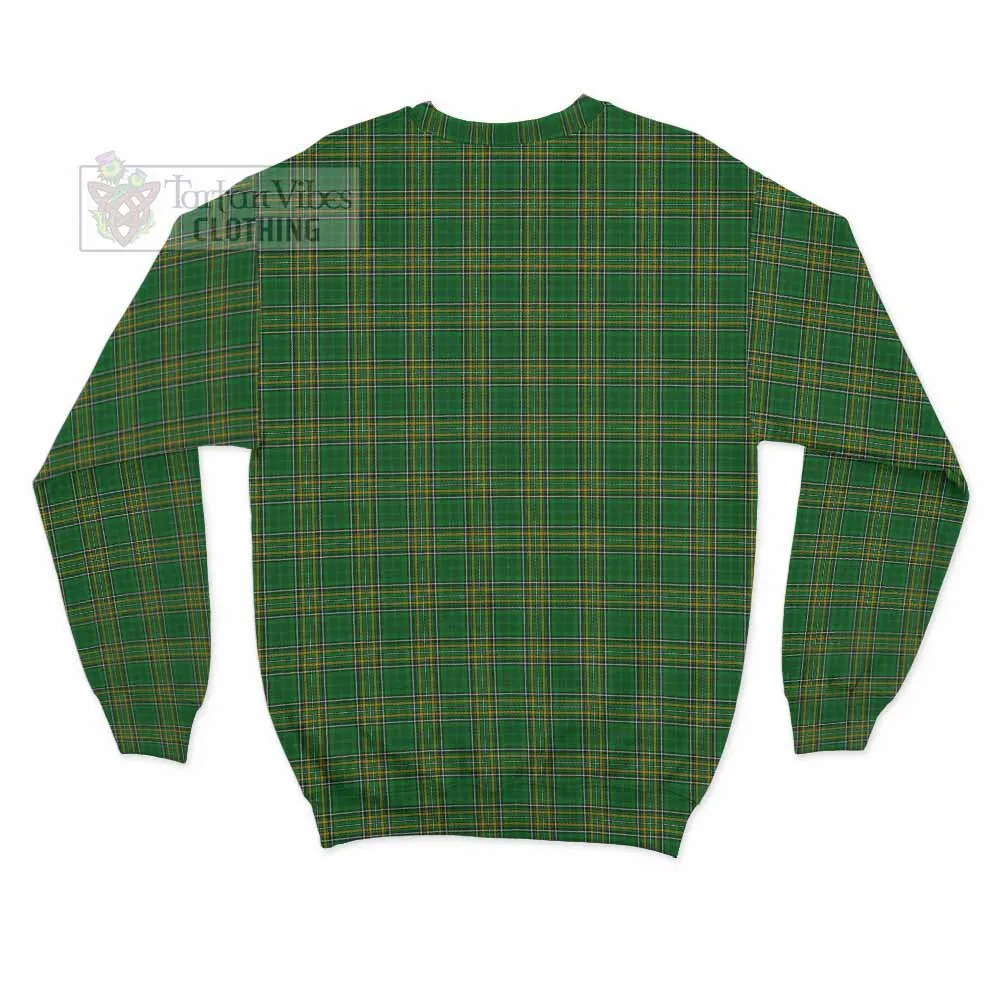 Ambrose Irish Clan Tartan Sweatshirt with Coat of Arms