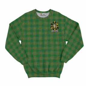 Ambrose Irish Clan Tartan Sweatshirt with Coat of Arms