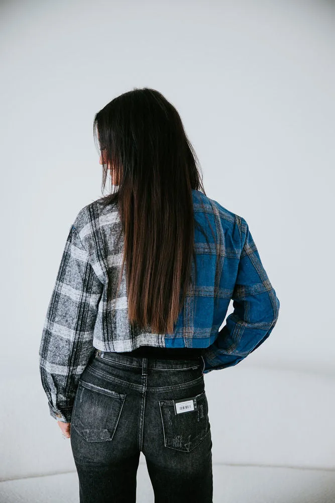 Andi Cropped Plaid Top