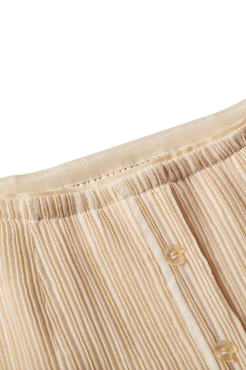 ARIS BEIGE MIDI SKIRT