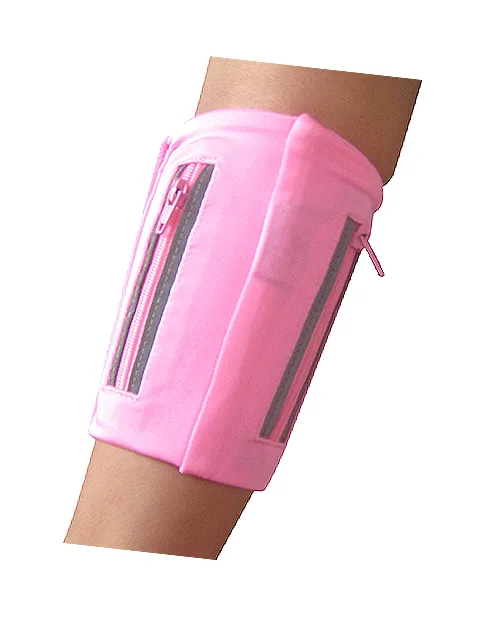 Arm Pocket - Keep hands free.  Pink