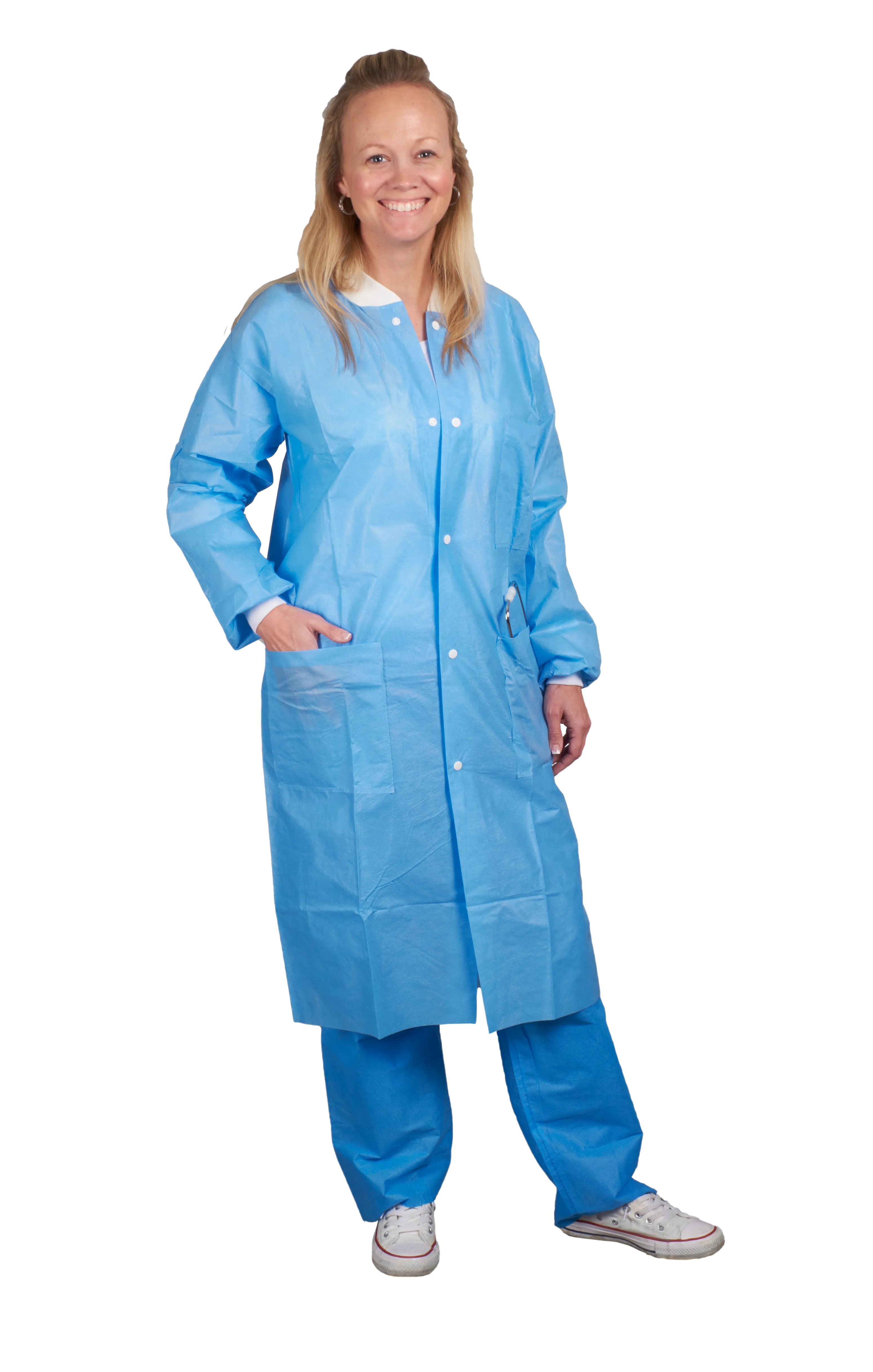 Asp Global Lab Coat Coat Lab Disp Lrg 10/Bg10Bg/Cs