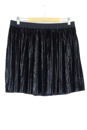 Atmos & Here Black Velvet Skirt 14