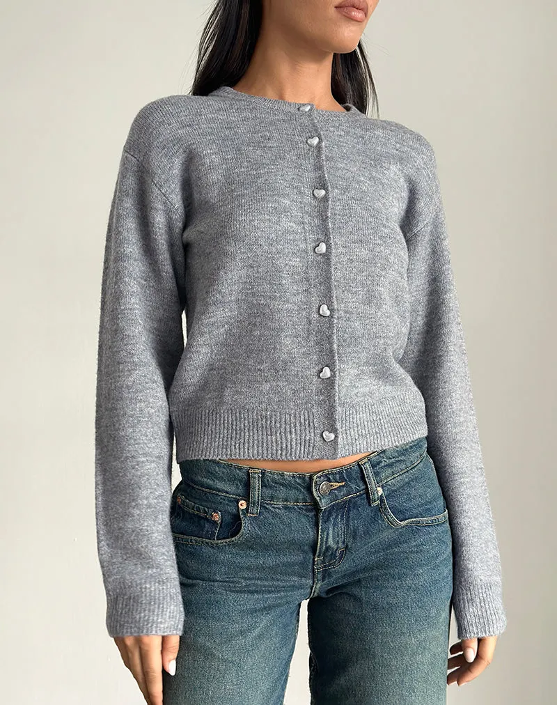 Aura Cardigan in Dusty Grey