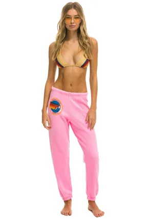 AVIATOR NATION MIAMI SWEATPANTS - NEON PINK