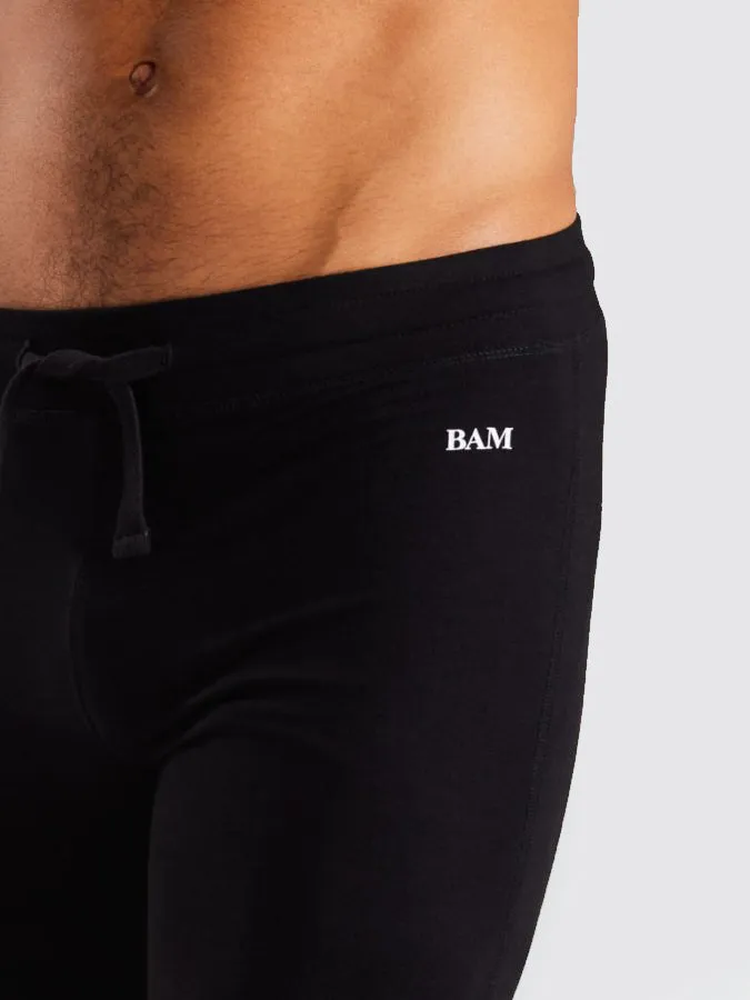 BAM - Ingra Enduro Bamboo Men's Compression Shorts - Black