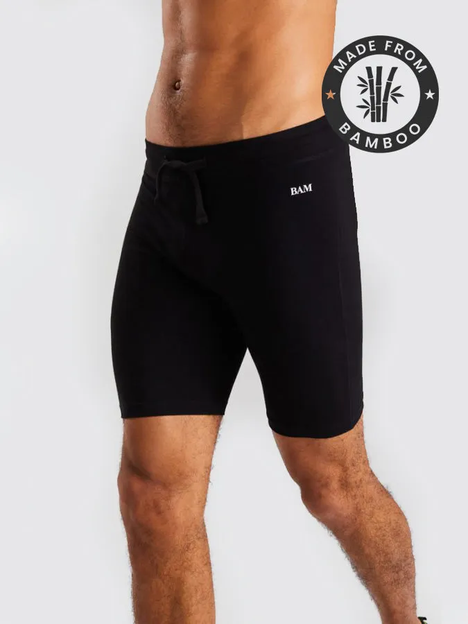 BAM - Ingra Enduro Bamboo Men's Compression Shorts - Black