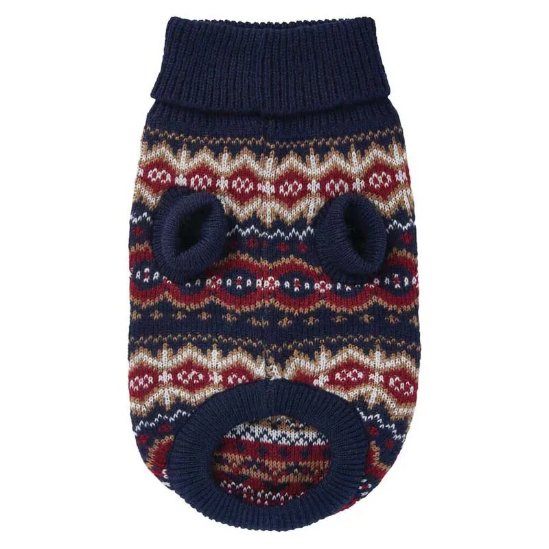 Barbour Case Fairisle Dog Jumper - Cranberry