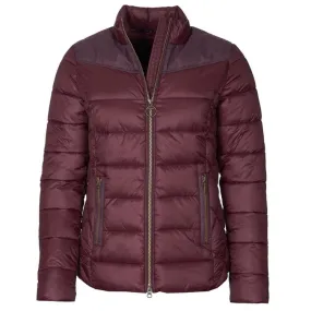 Barbour Ladies Ingham Quilt Jacket - Winter Blackberry/Natural