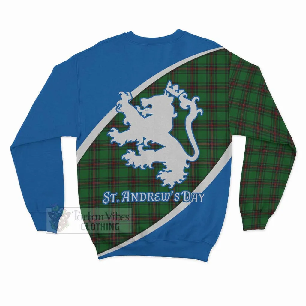 Beveridge Family Crest Tartan Sweatshirt Celebrate Saint Andrew's Day in Style