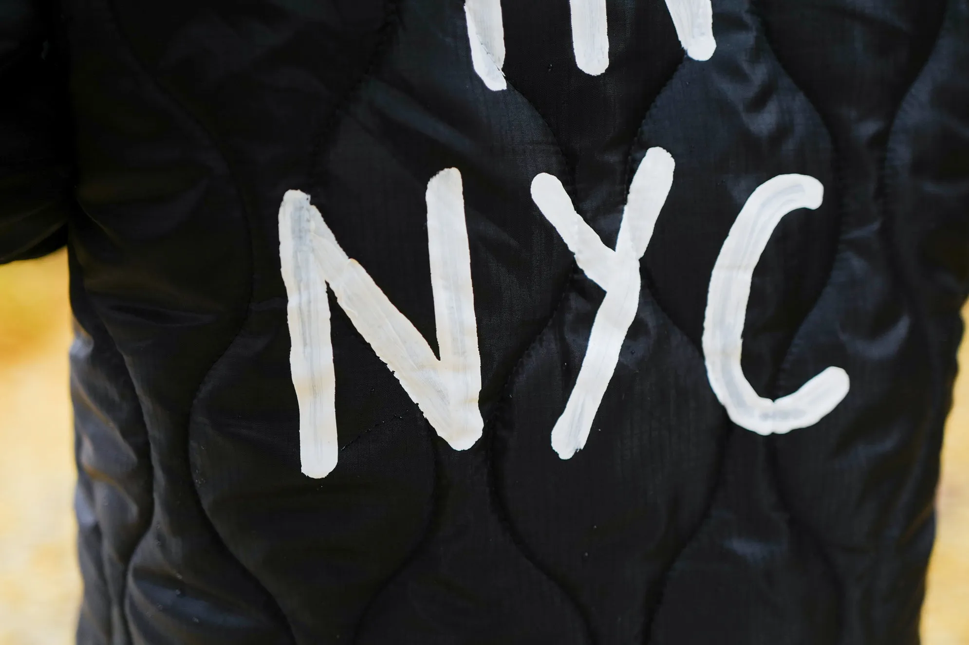 Black NYC Quilted Shell Jacket *MUST BUY*