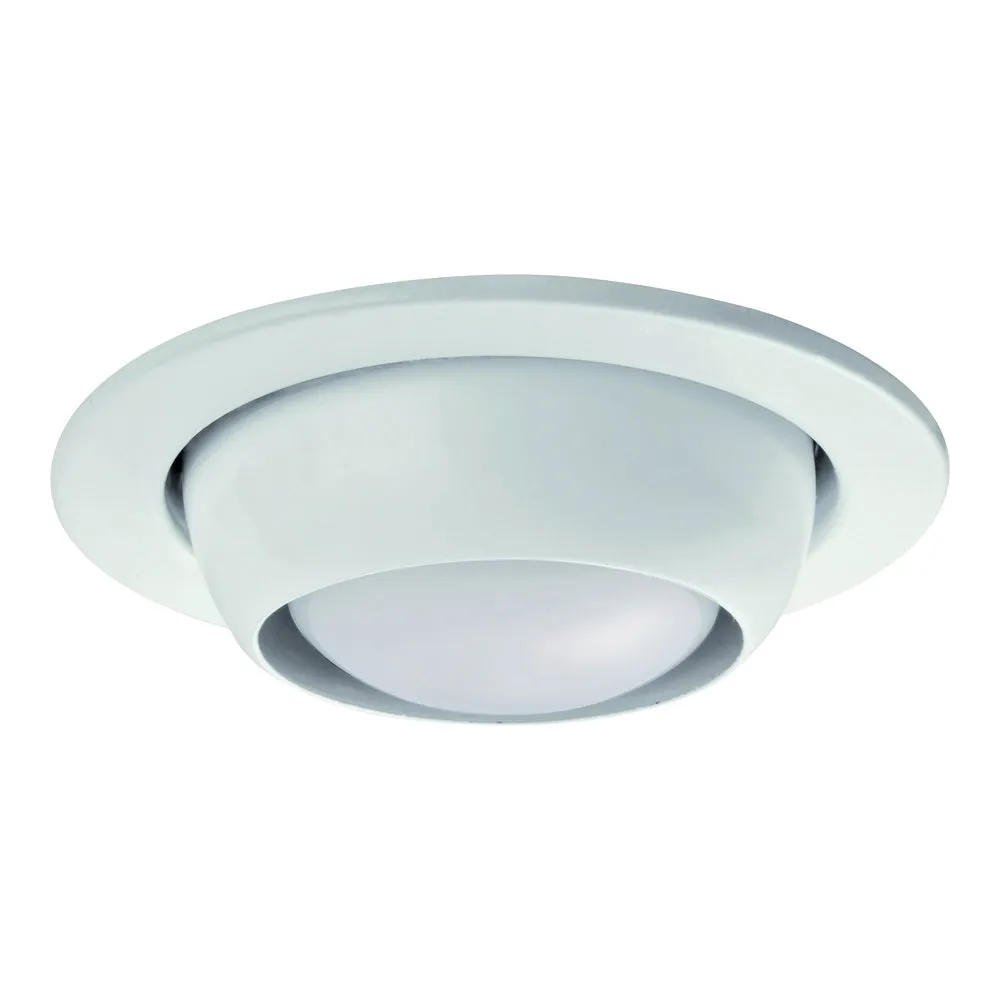 Boston Harbor TRIM205-WH (MTM4) Recessed Light Eyeball Trim, Steel Body, White, Painting