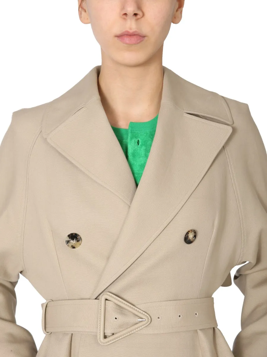 Bottega Veneta Double-Breasted Trench Coat