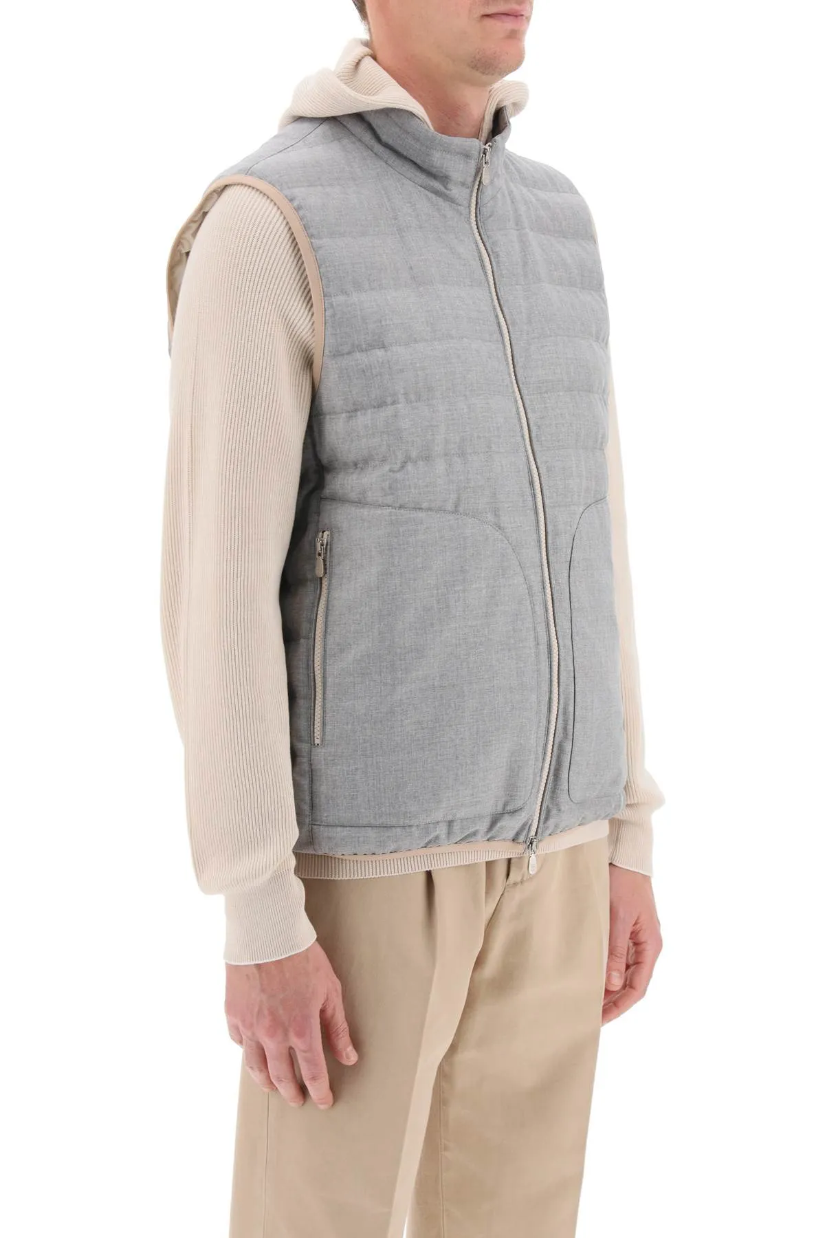 Brunello Cucinelli Wool Down Vest (Size - M)