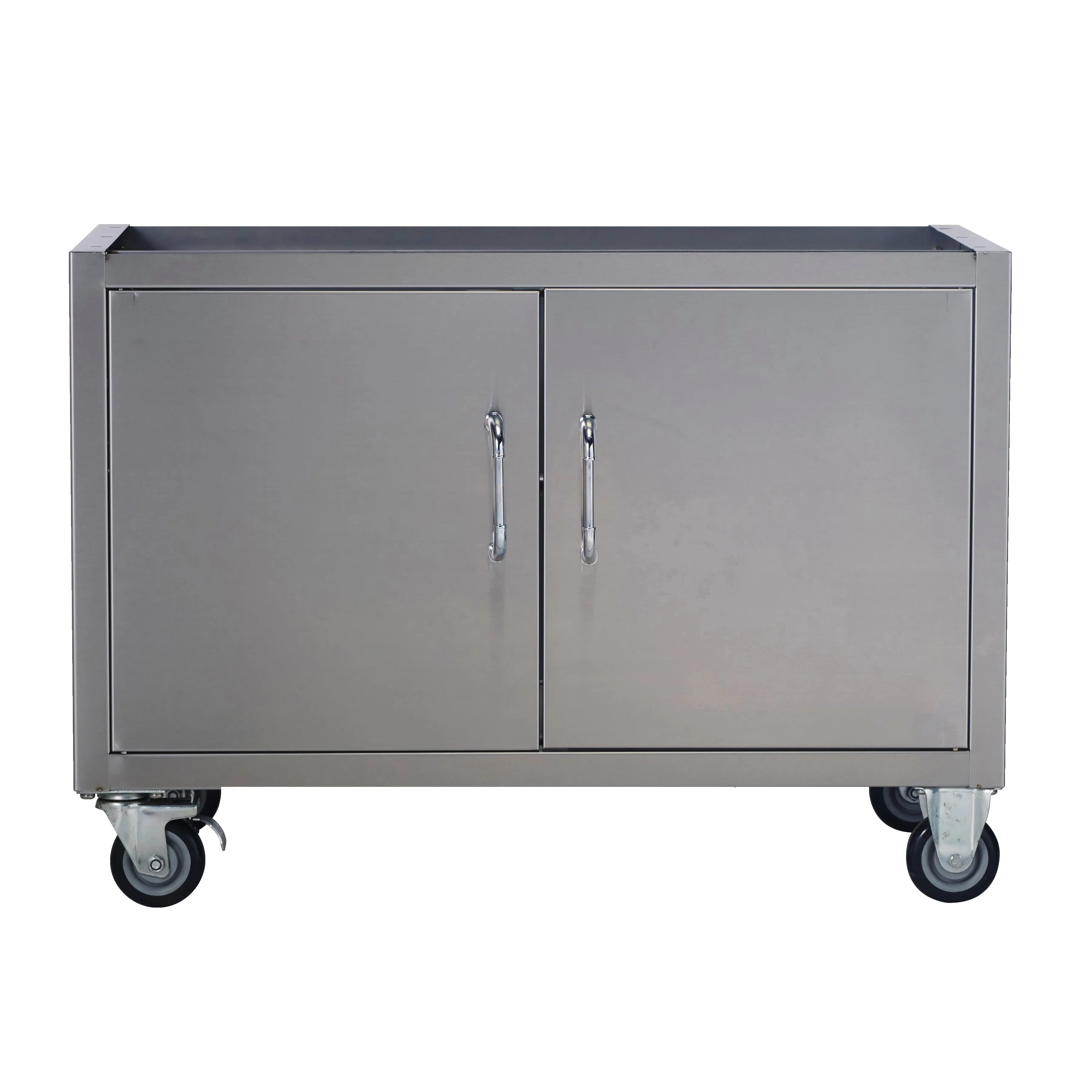 BULL 55500 Cart Bottom, 30-3/8 in OAL, 23 in OAW, 27-1/4 in OAH, Stainless Steel, Heavy-Duty Caster