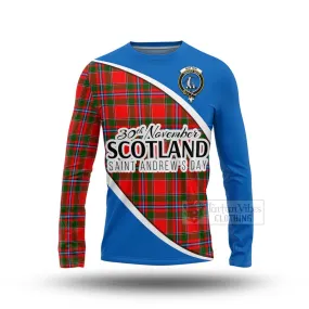 Butter Family Crest Tartan Long Sleeve T-Shirt Celebrate Saint Andrew's Day in Style