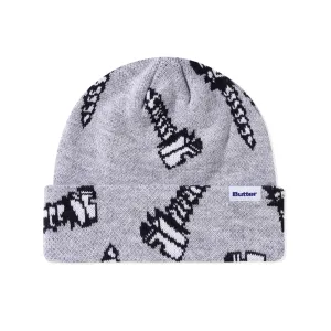 Butter Goods Screw Beanie Grey