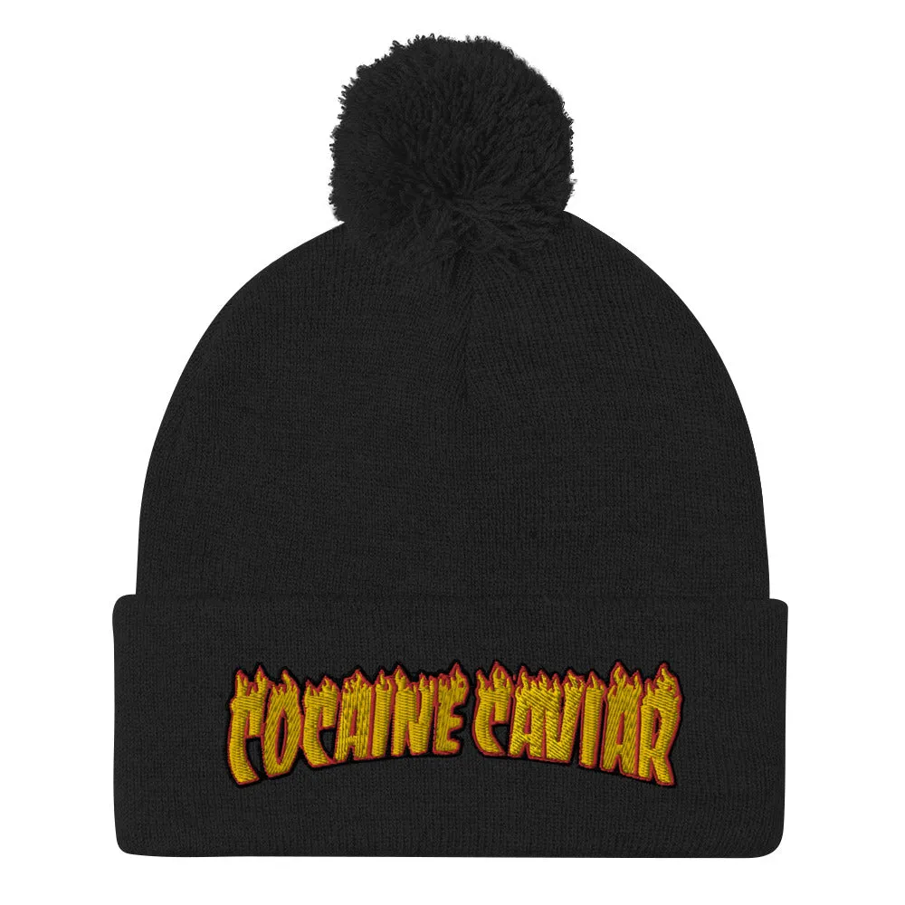 C&C FIRE Pom-Pom Beanie