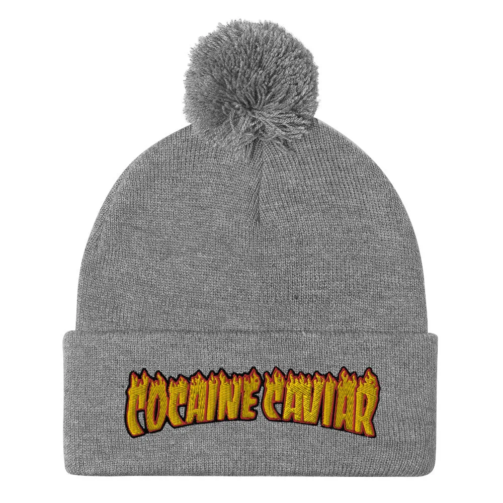 C&C FIRE Pom-Pom Beanie