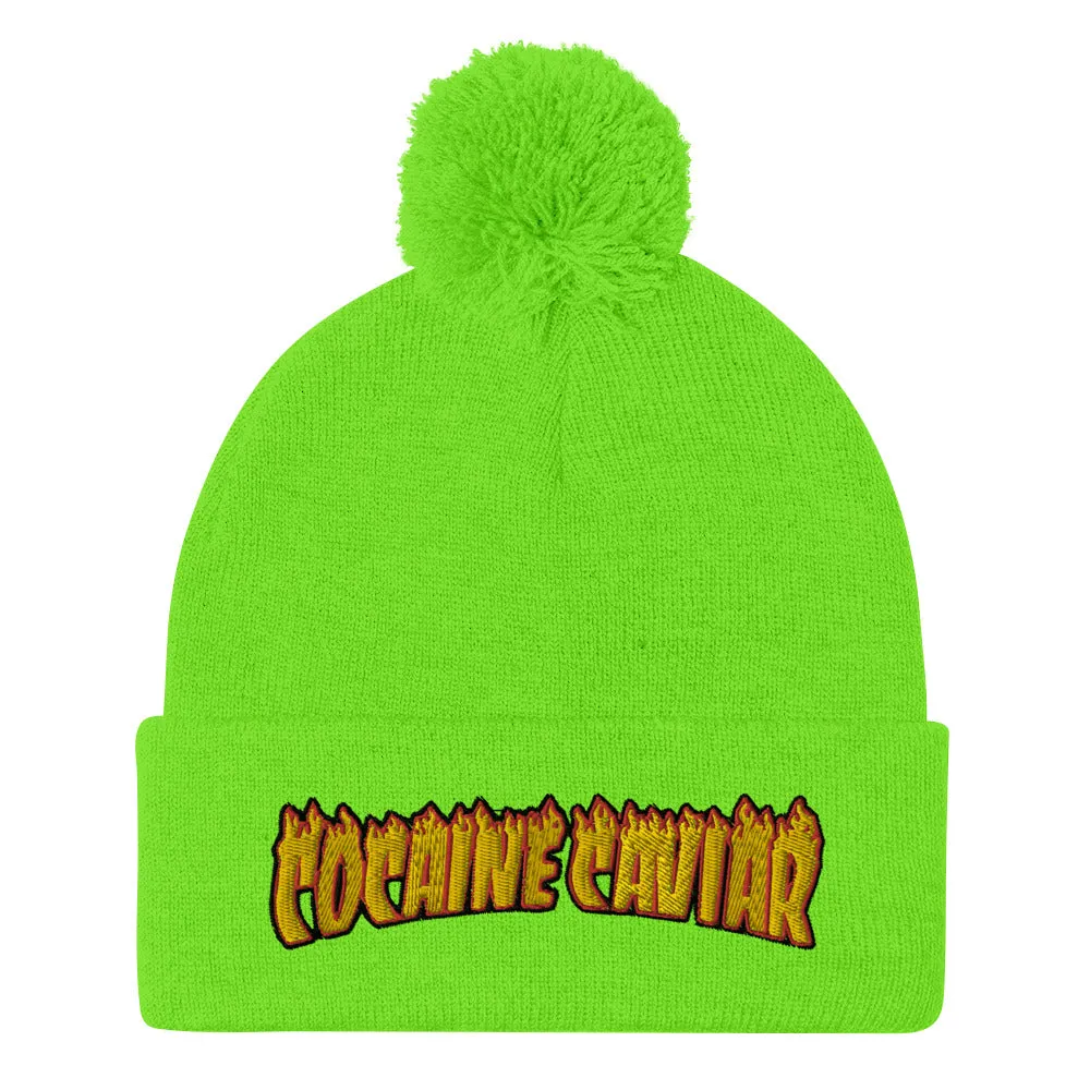 C&C FIRE Pom-Pom Beanie