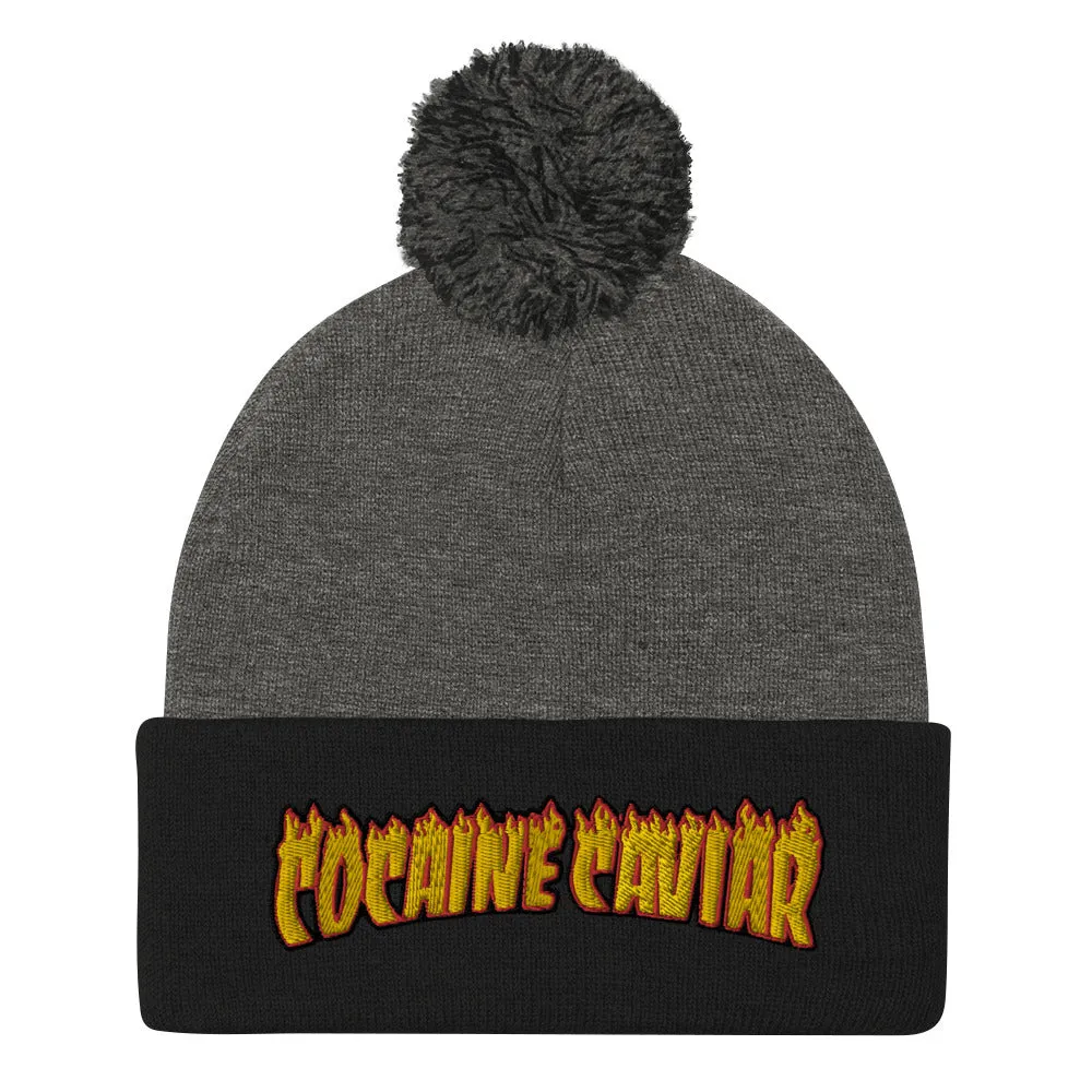 C&C FIRE Pom-Pom Beanie