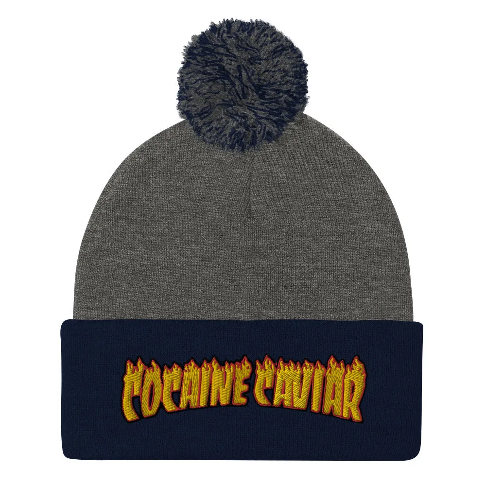 C&C FIRE Pom-Pom Beanie