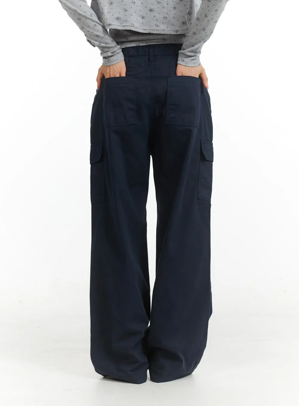 Cargo Straight Leg Pants OM404