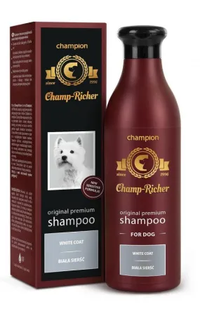 Champ-Richer Shampoo White Coat for Dogs with White or Light Coat