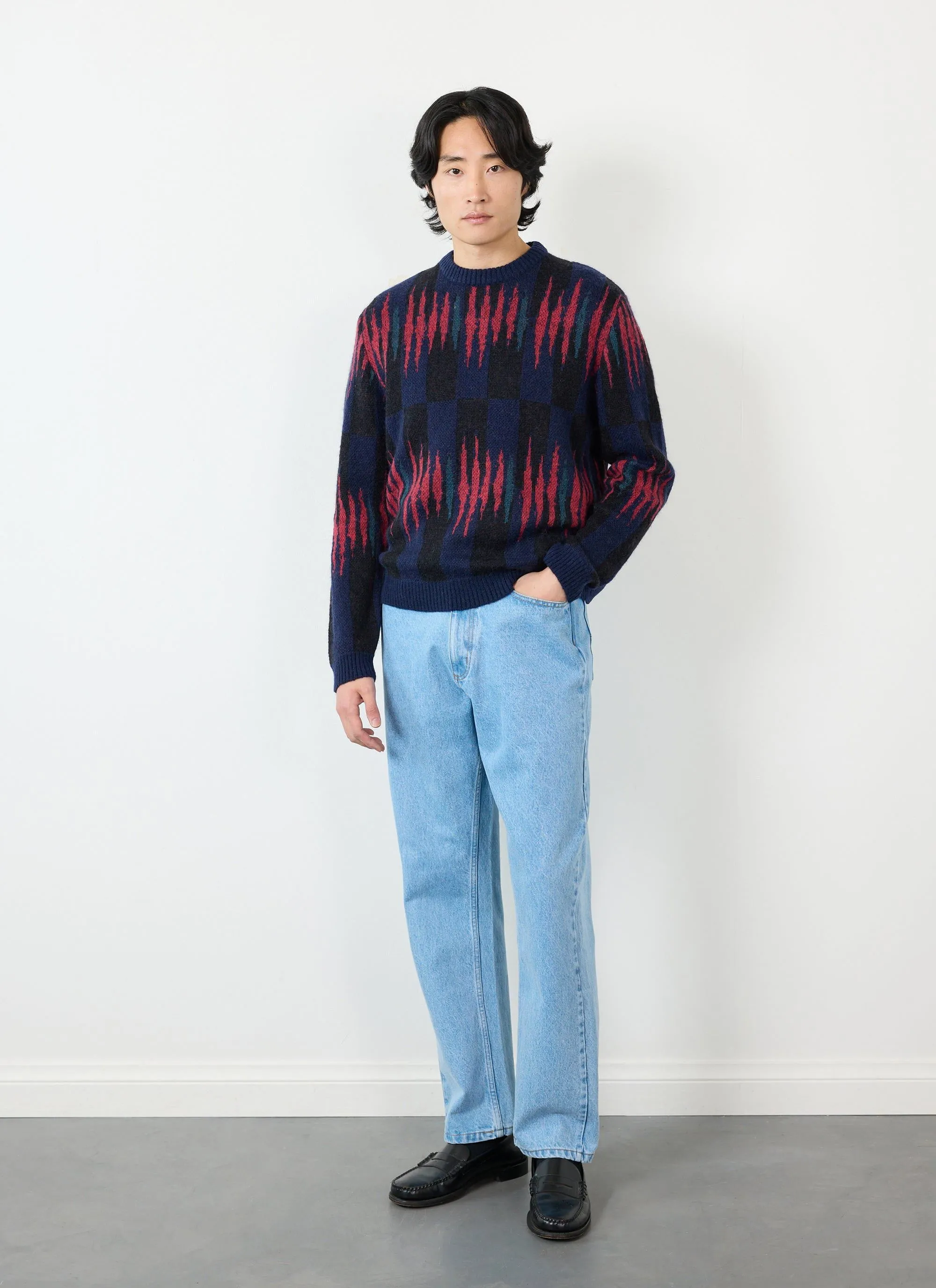 Chromatic Jumper | Mohair | Navy