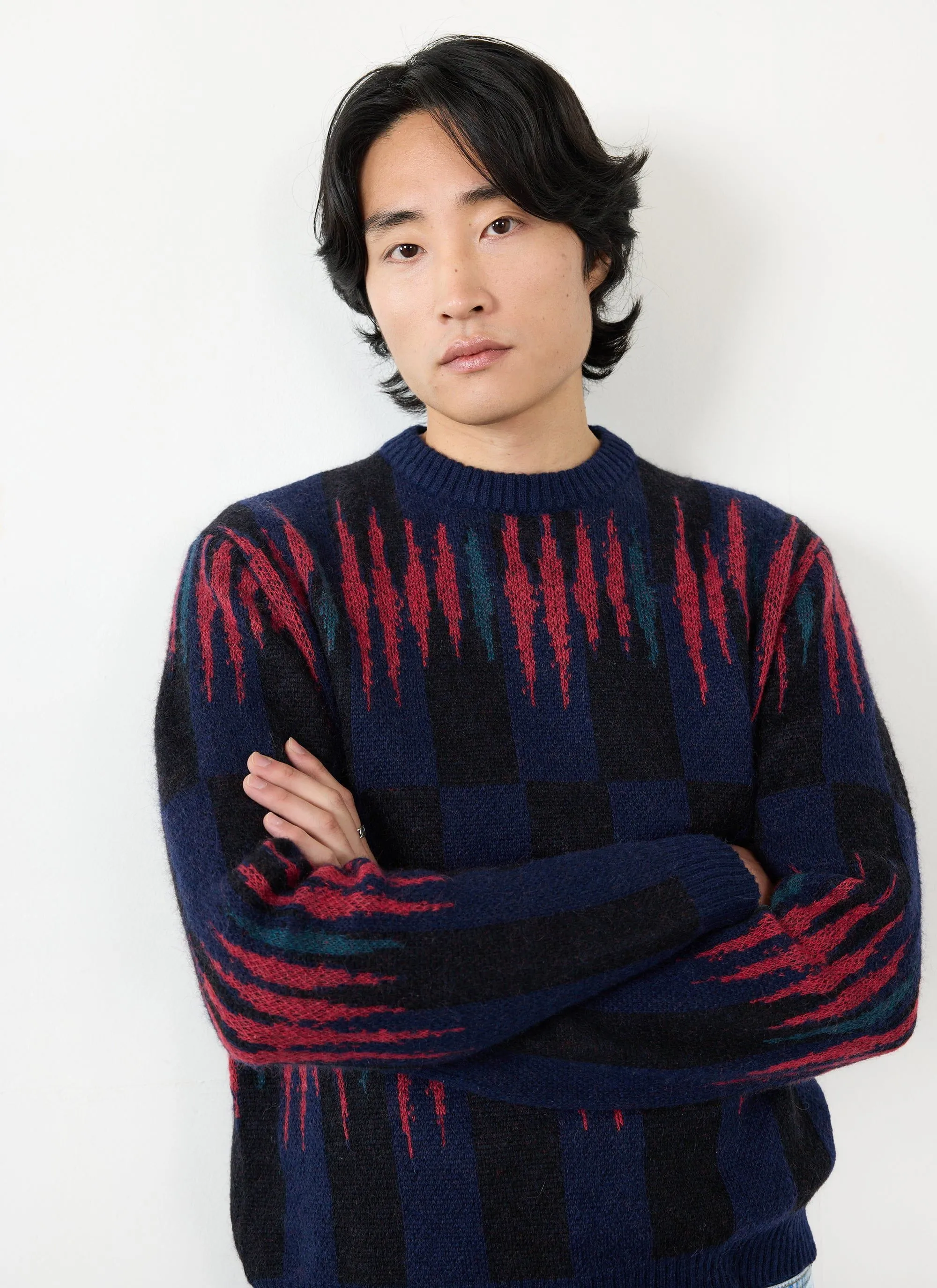 Chromatic Jumper | Mohair | Navy