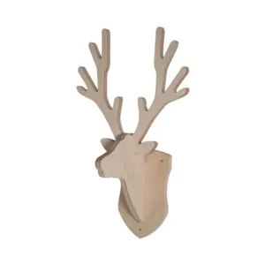 Coat Rack Deer- Natural