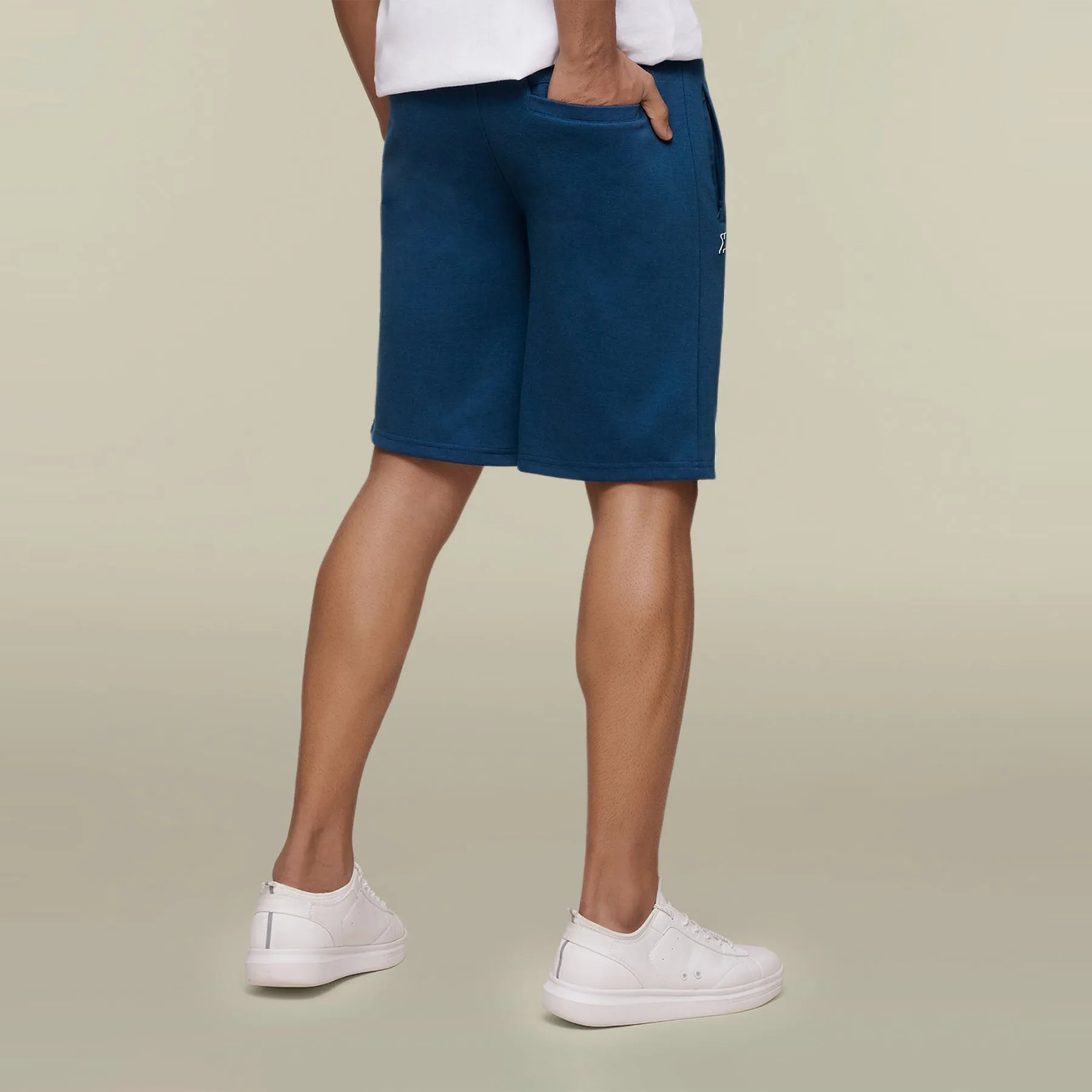 Code Cotton Rich Shorts Oxford Blue