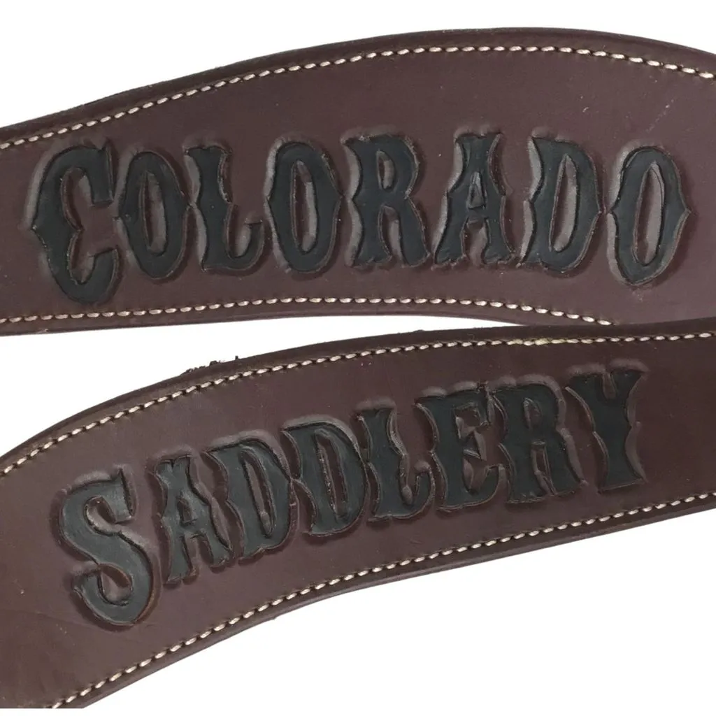 Colorado Saddlery Roping Breast Collar w/ Lettering 7-76D