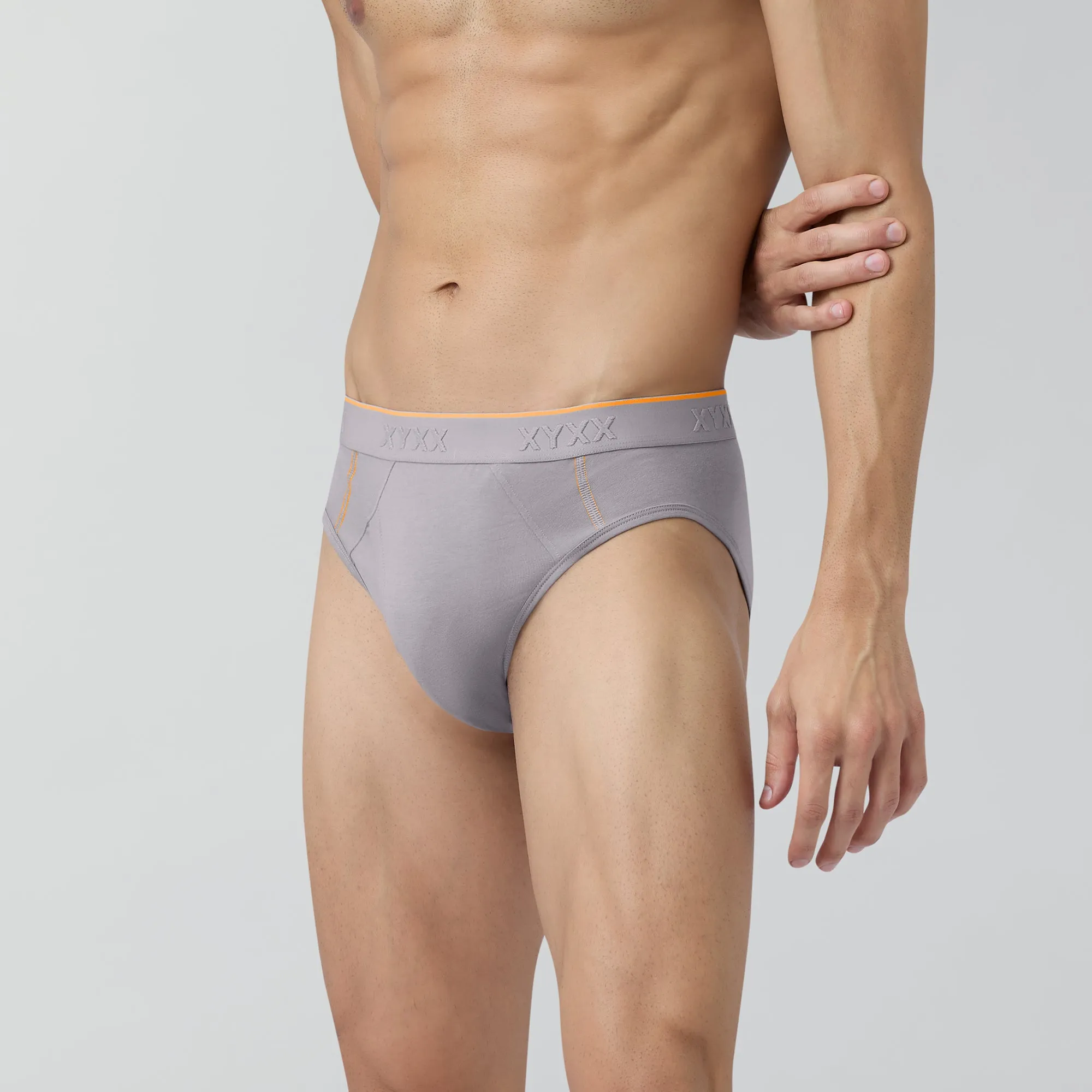 Crux Cotton Stretch Briefs Cloud Grey