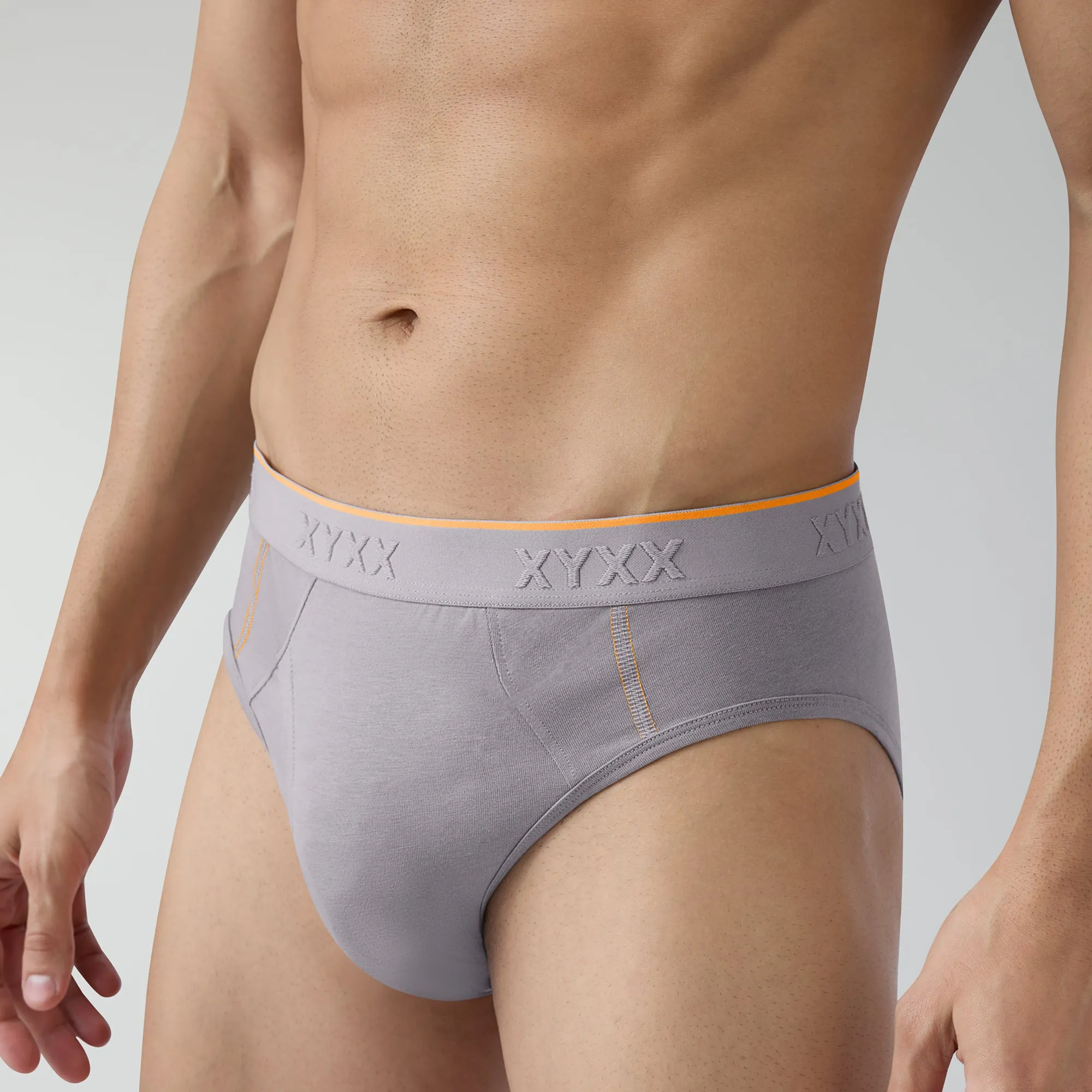 Crux Cotton Stretch Briefs Cloud Grey