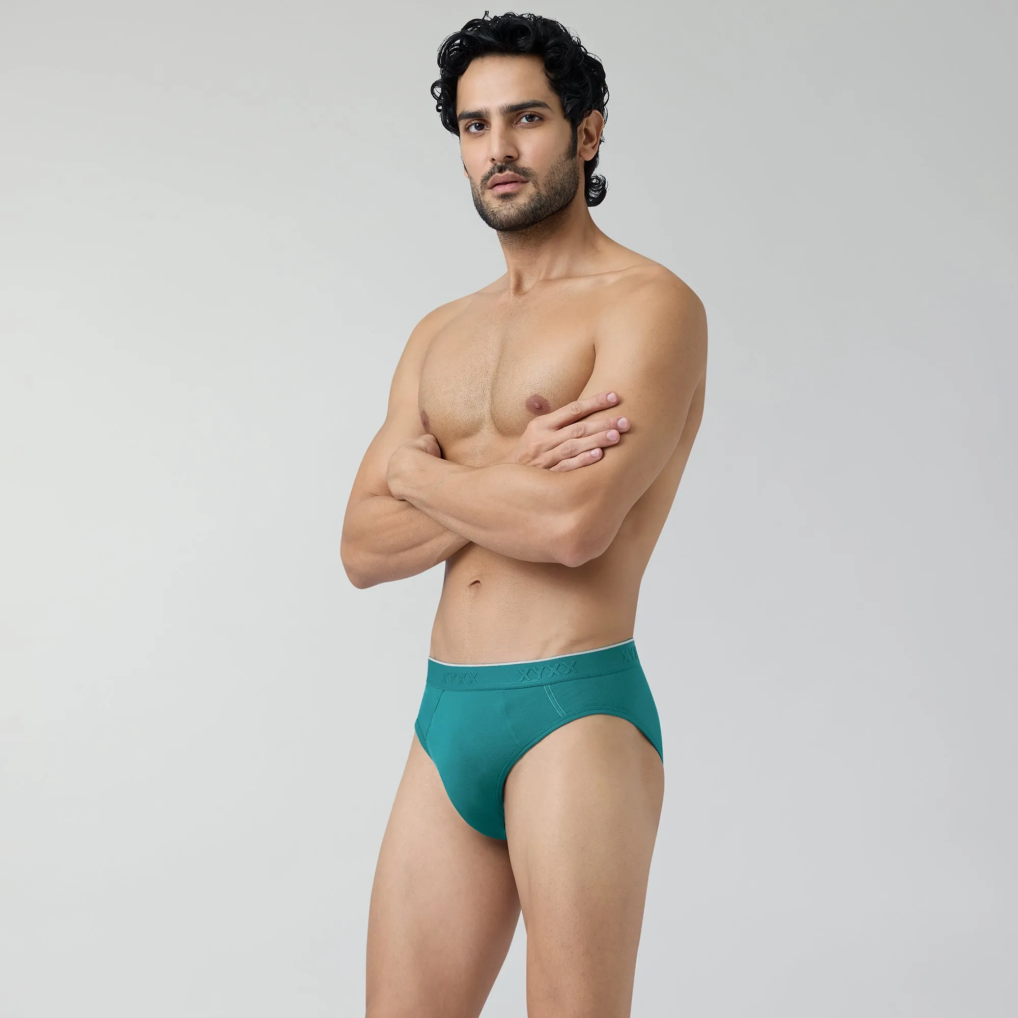 Crux Cotton Stretch Briefs Emerald Green