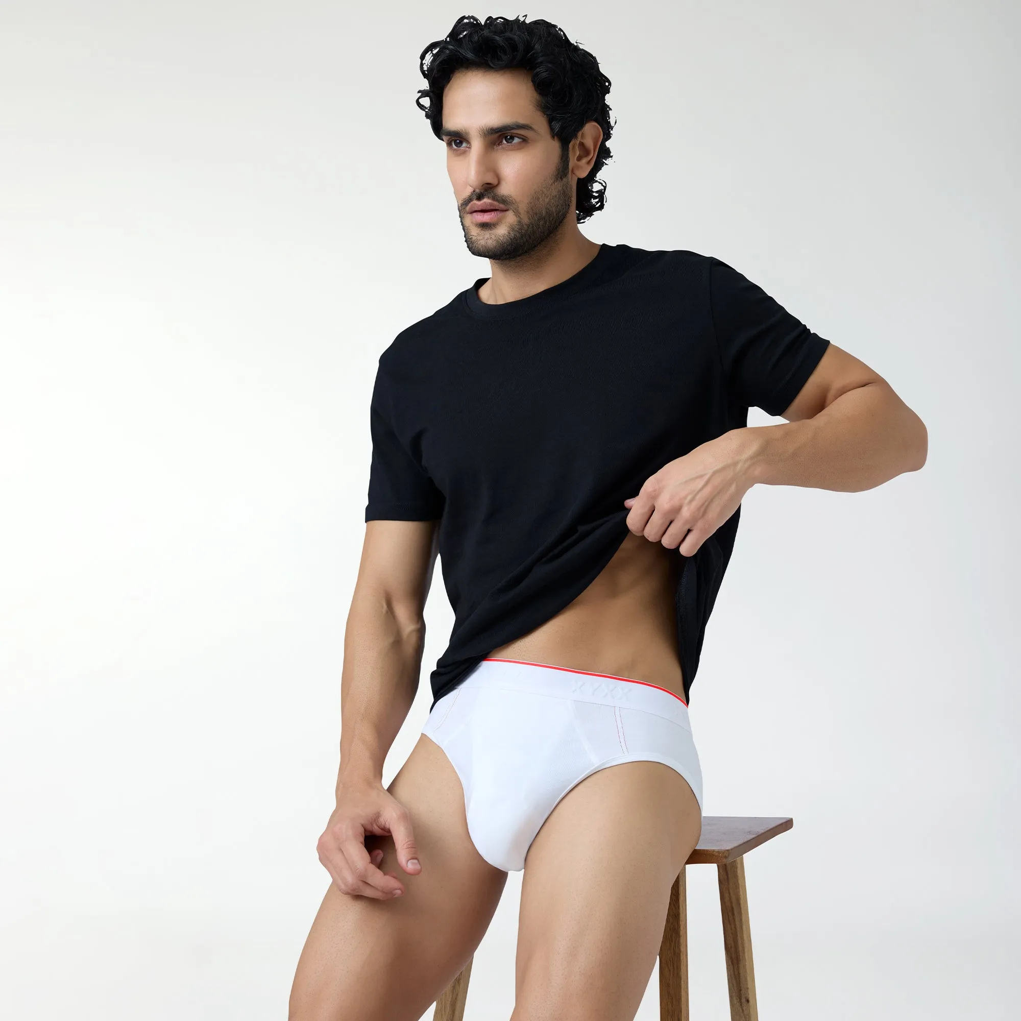 Crux Cotton Stretch Briefs Polar White