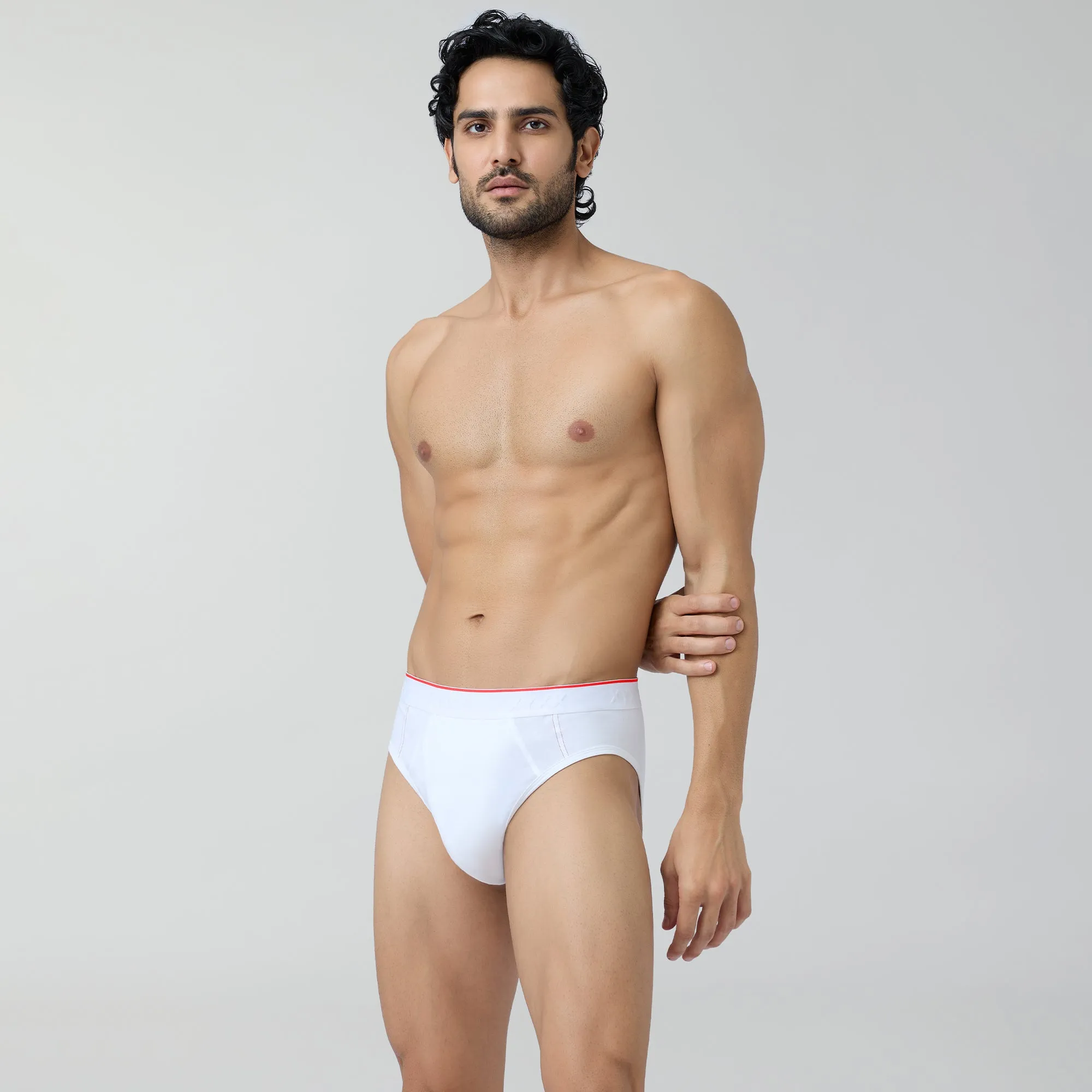 Crux Cotton Stretch Briefs Polar White