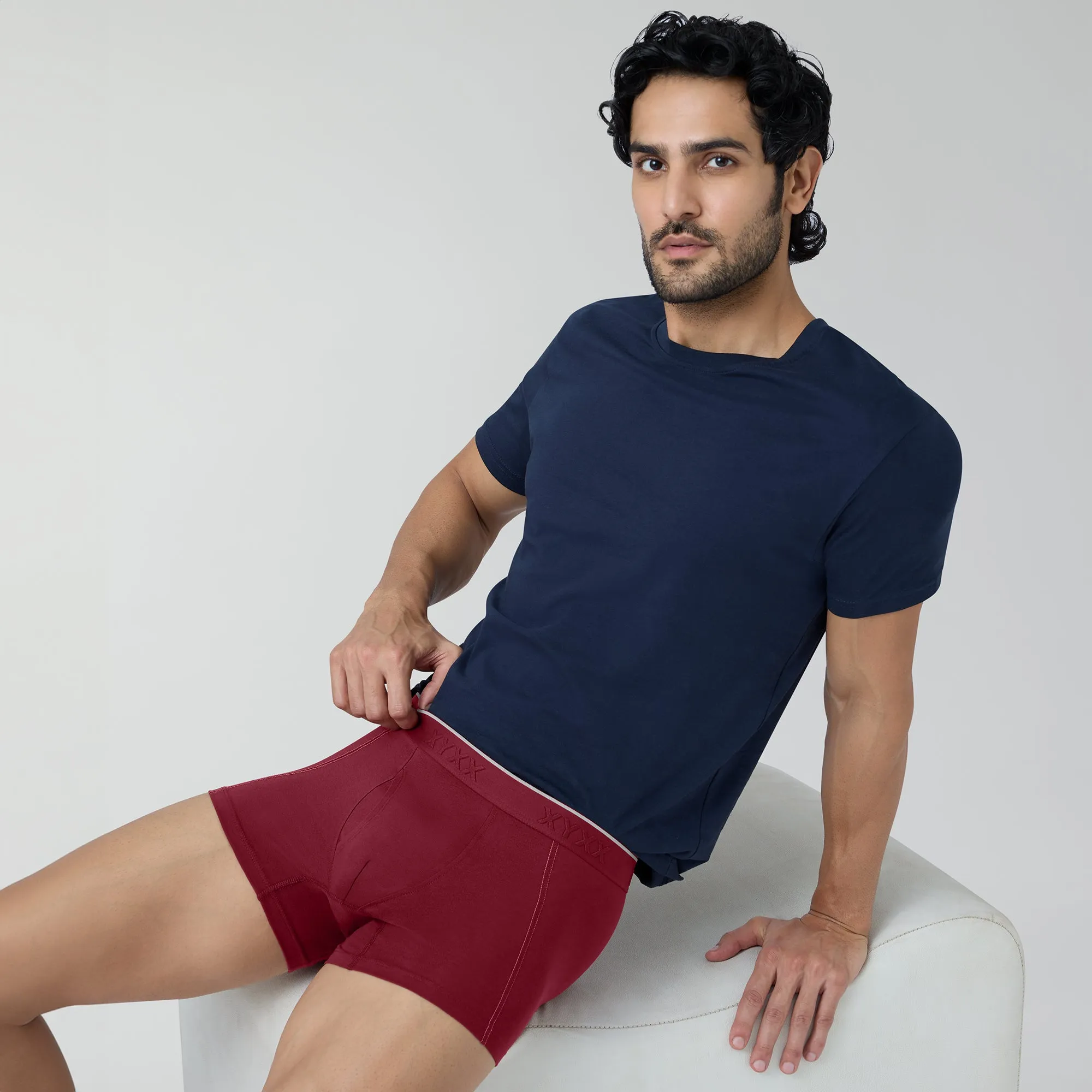 Crux Cotton Stretch Trunks Bold Burgundy