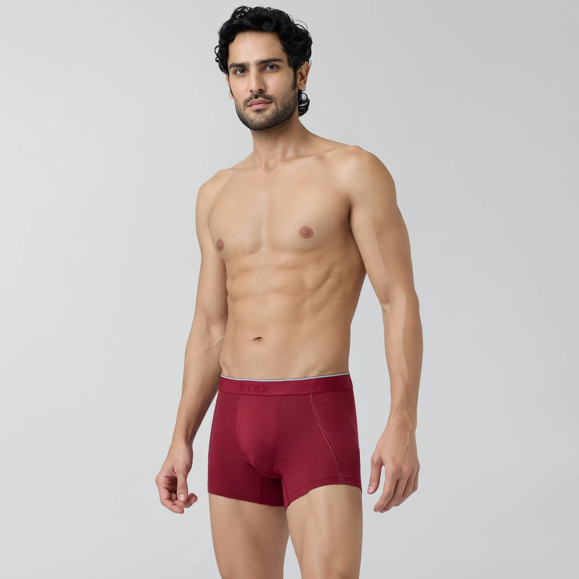 Crux Cotton Stretch Trunks Bold Burgundy