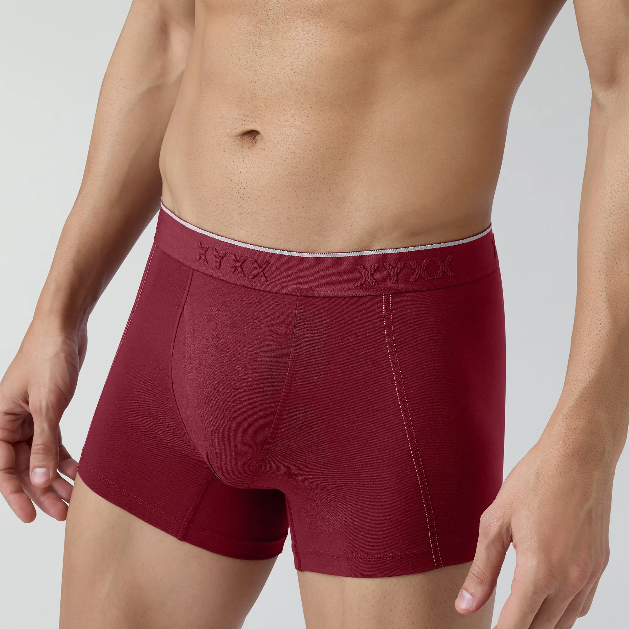 Crux Cotton Stretch Trunks Bold Burgundy