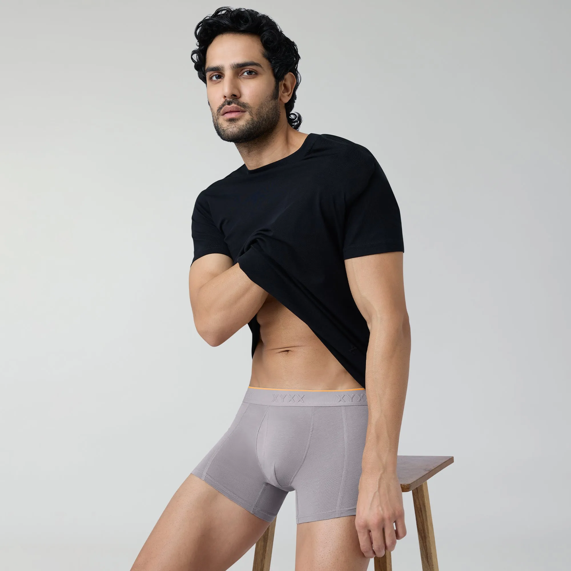 Crux Cotton Stretch Trunks Cloud Grey